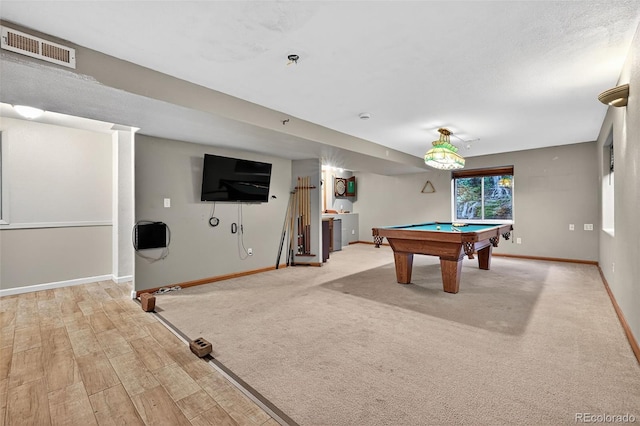 7330 Cotton Dr, Colorado Springs, CO 80923 - playroom featuring baseboards, pool table, and wood finished floors