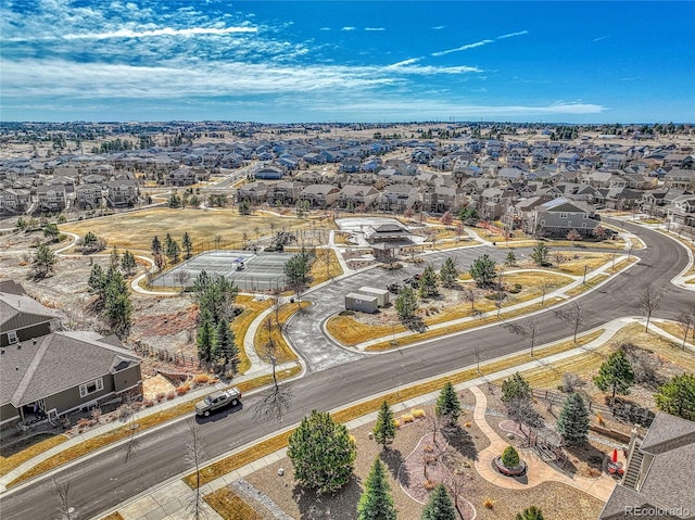 bird's eye view featuring a residential view