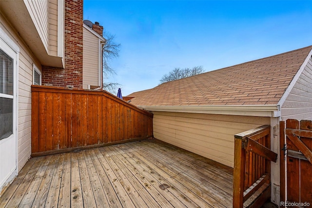 view of deck