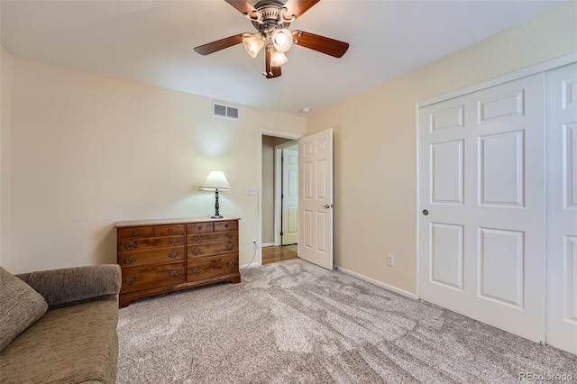 23808 E Bellewood Dr, Aurora, CO 80016 - bedroom with carpet flooring and a ceiling fan