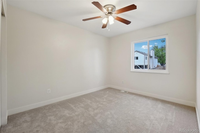 6337 W 68th Pl, Arvada, CO 80003 - empty room with baseboards, carpet, and ceiling fan