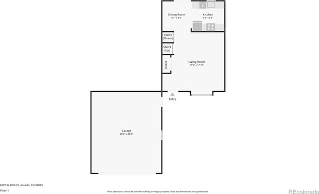 6337 W 68th Pl, Arvada, CO 80003 - home floor plan