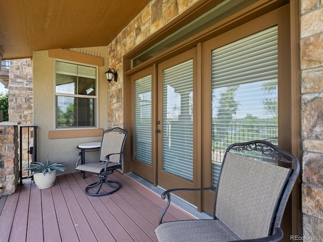 2363 Primo Rd Unit A, Highlands Ranch, CO 80129 - deck featuring french doors