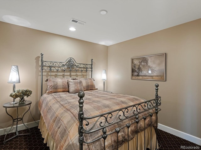 2363 Primo Rd Unit A, Highlands Ranch, CO 80129 - bedroom featuring dark carpet and recessed lighting