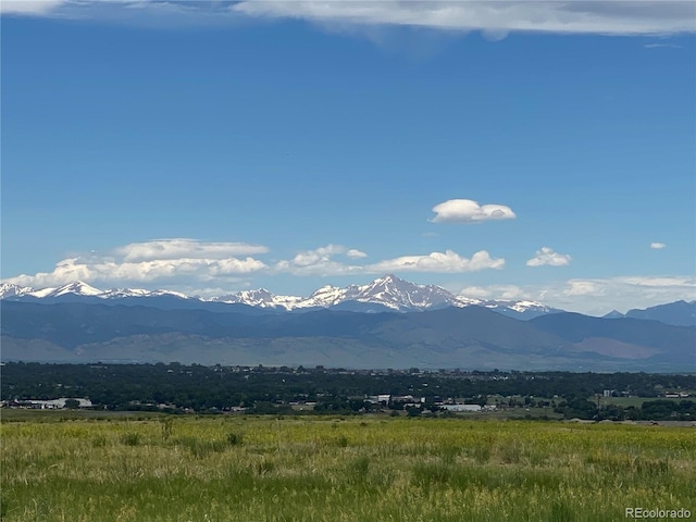 view of mountain feature