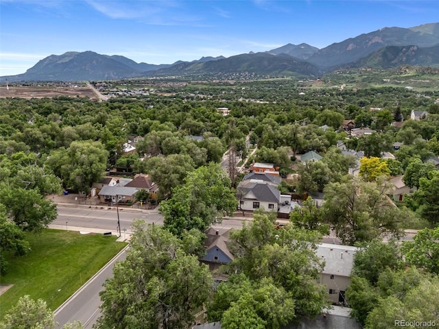 2402 W Uintah St, Colorado Springs, CO 80904 - aerial view of a mountain backdrop