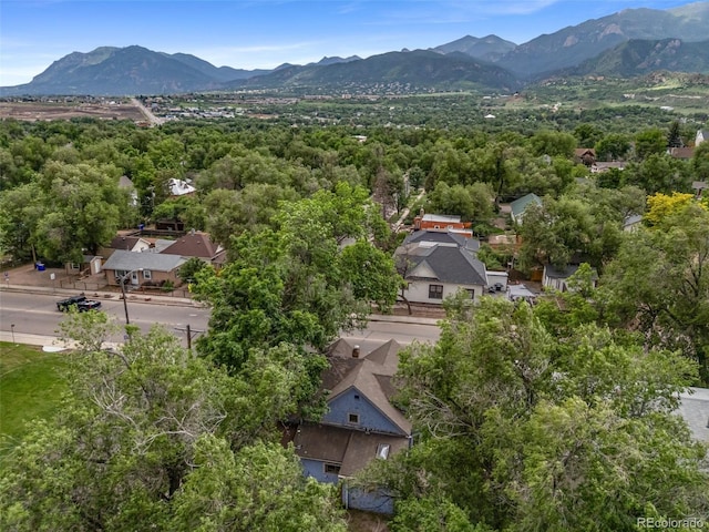2402 W Uintah St, Colorado Springs, CO 80904 - aerial view of mountains