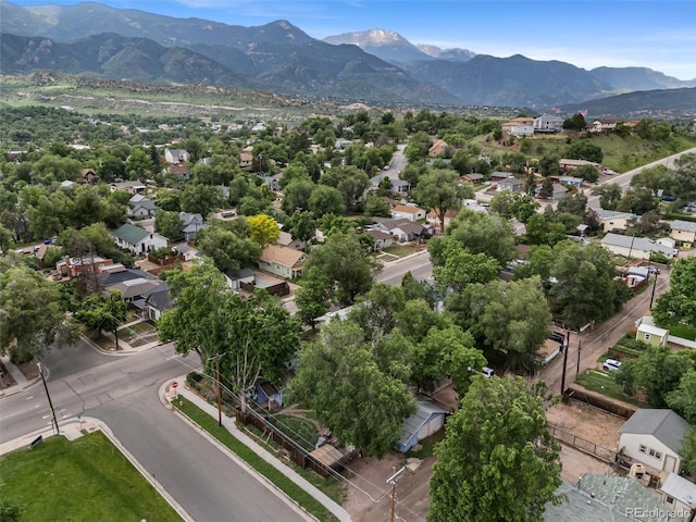 2402 W Uintah St, Colorado Springs, CO 80904 - aerial view of mountains