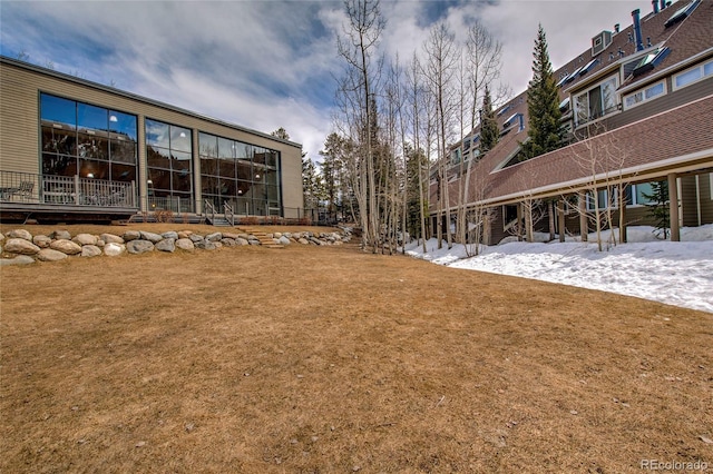 21650 US Highway 6 Unit 2096, Dillon, CO 80435 - yard covered in snow featuring a yard