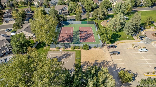 birds eye view of property featuring a residential view