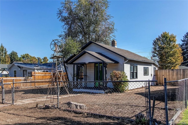 view of front of house with covered porch