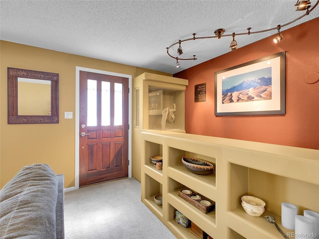 13133 Regulus Dr, Lone Tree, CO 80124 - foyer with carpet flooring and a textured ceiling
