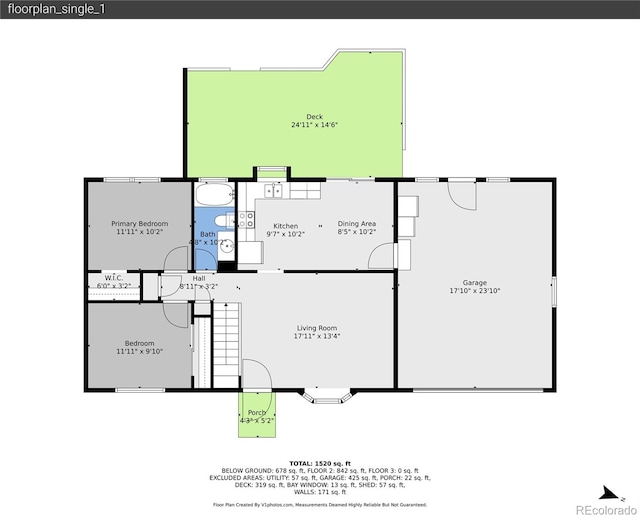 13133 Regulus Dr, Lone Tree, CO 80124 - property floor plan