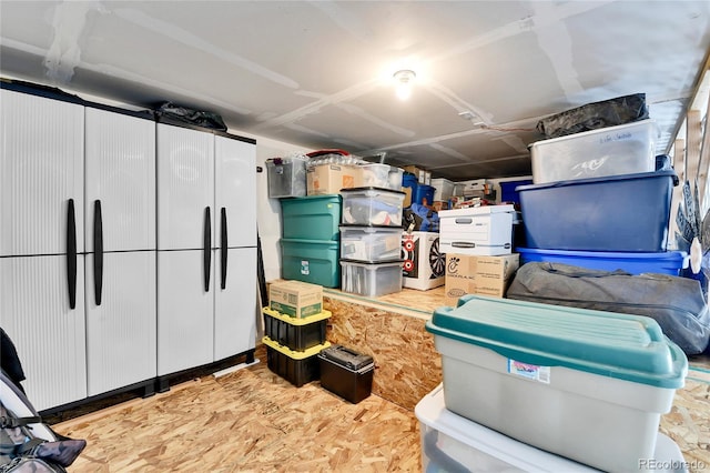 view of storage