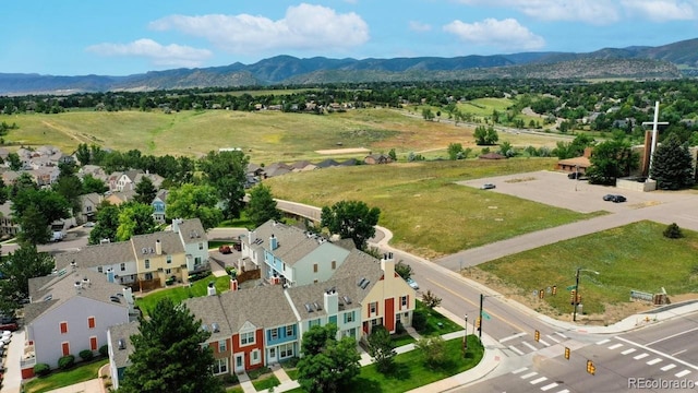 6796 S Independence St, Littleton, CO 80128 - aerial perspective of suburban area with a mountainous background