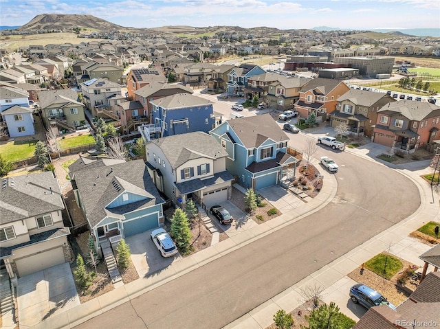 3266 Riverwood Way, Castle Rock, CO 80109 - aerial view featuring a mountain view and a residential view