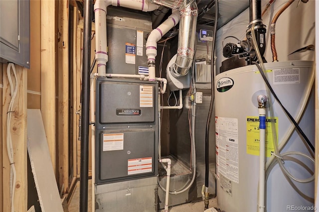 3266 Riverwood Way, Castle Rock, CO 80109 - utilities featuring water heater and heating unit