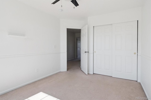 9905 Aftonwood St, Highlands Ranch, CO 80126 - unfurnished bedroom featuring carpet flooring, a closet, and ceiling fan