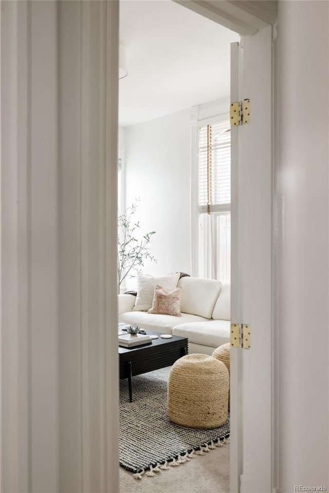 view of living area