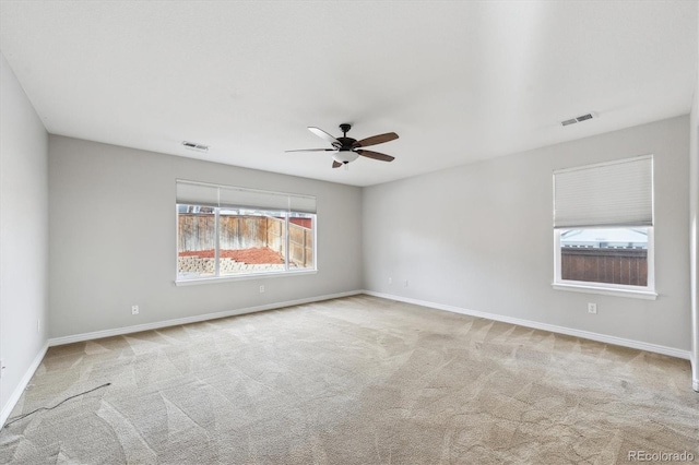 16351 E 104th Pl, Commerce City, CO 80022 - carpeted spare room featuring ceiling fan and baseboards