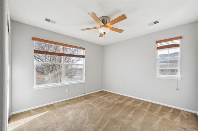 16351 E 104th Pl, Commerce City, CO 80022 - carpeted spare room featuring healthy amount of natural light, baseboards, and ceiling fan