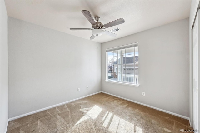 16351 E 104th Pl, Commerce City, CO 80022 - carpeted empty room featuring baseboards and ceiling fan