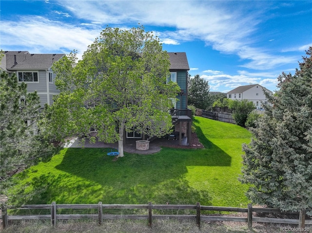 23427 Song Bird Hills Pl, Parker, CO 80138 - view of yard with a patio area