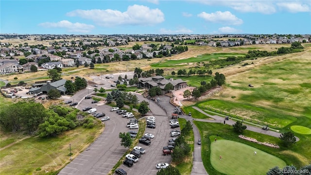 23427 Song Bird Hills Pl, Parker, CO 80138 - aerial view of residential area featuring a golf course
