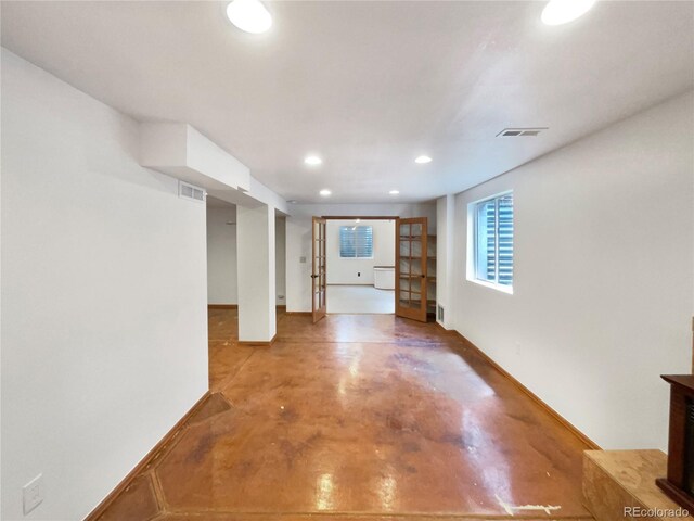 584 W Prestwick Way, Castle Rock, CO 80104 - below grade area featuring recessed lighting and baseboards
