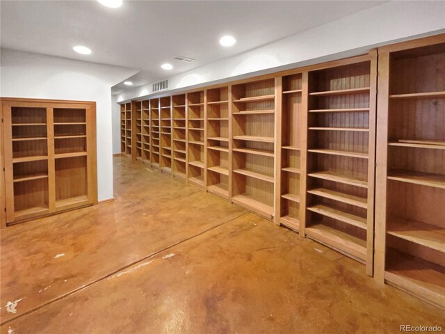 584 W Prestwick Way, Castle Rock, CO 80104 - wine cellar with concrete floors and recessed lighting