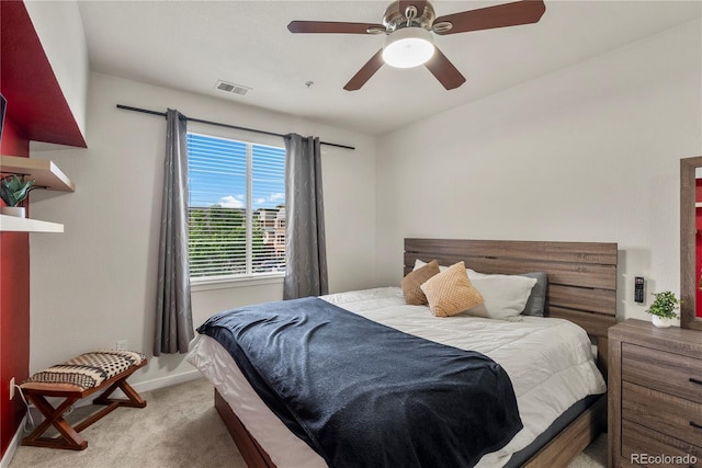 4100 Albion St Unit 424, Denver, CO 80216 - carpeted bedroom featuring ceiling fan and baseboards