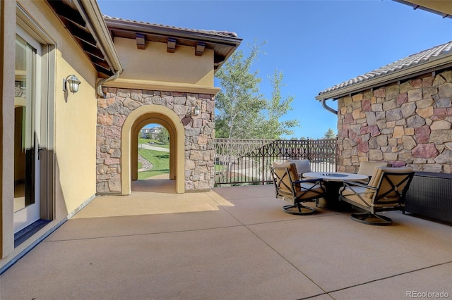 view of patio / terrace