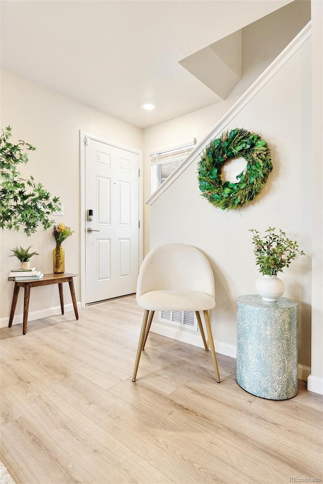 320 Marshall Mews, Superior, CO 80027 - foyer entrance featuring light wood-style flooring, baseboards, and recessed lighting