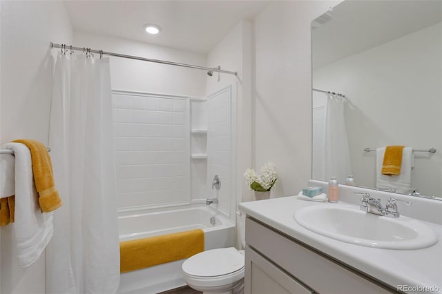 7017 Kali Ct, Frederick, CO 80530 - full bathroom with vanity and shower / bath combo with shower curtain