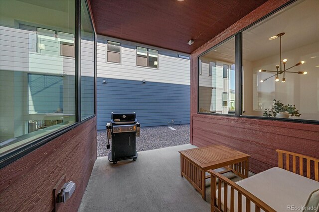 6047 N Nepal Ct, Aurora, CO 80019 - view of patio / terrace with grilling area
