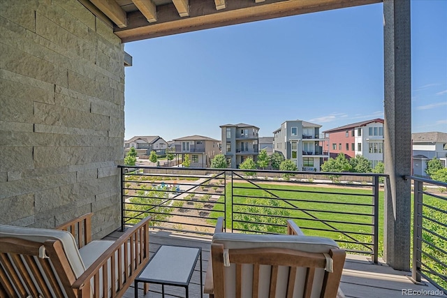 6047 N Nepal Ct, Aurora, CO 80019 - balcony with a residential view