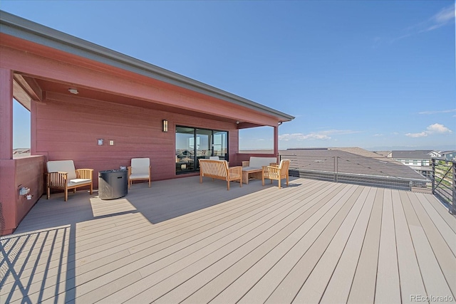 6047 N Nepal Ct, Aurora, CO 80019 - deck with an outdoor living space