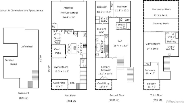 6047 N Nepal Ct, Aurora, CO 80019 - view of property floor plan