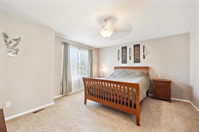 2905 E Yarrow Cir, Superior, CO 80027 - bedroom with carpet, baseboards, and ceiling fan