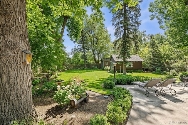 13 2nd St, Colorado Springs, CO 80906 - view of yard featuring a patio area
