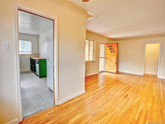 1600 Xanthia St, Denver, CO 80220 - empty room featuring light wood finished floors and baseboards
