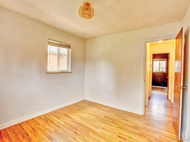 1600 Xanthia St, Denver, CO 80220 - spare room with light wood-style flooring and baseboards