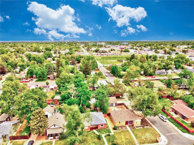 1600 Xanthia St, Denver, CO 80220 - aerial perspective of suburban area