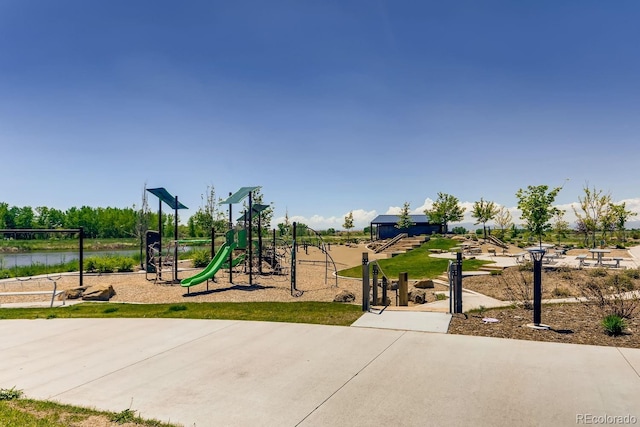 view of community playground