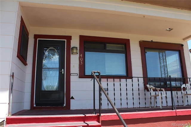 view of entrance to property