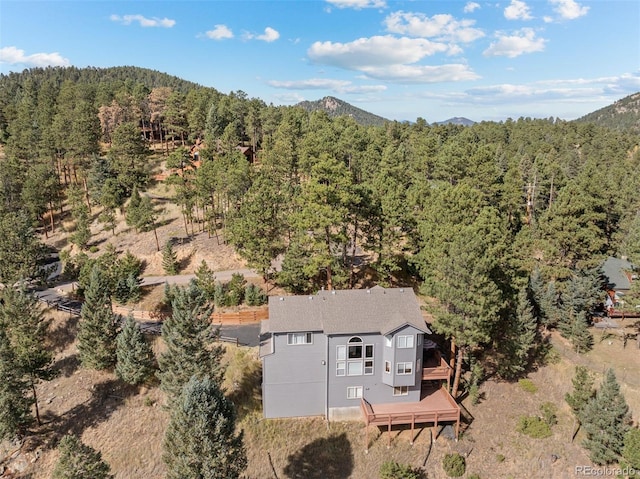 6904 Sprucedale Park Way, Evergreen, CO 80439 - view from above of property featuring a forest