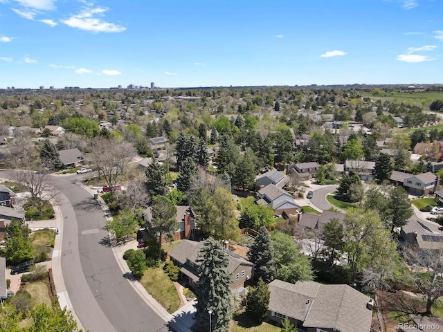 aerial overview of property's location featuring nearby suburban area