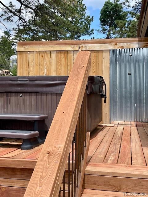 640 Ridgeway Dr, Cotopaxi, CO 81223 - view of deck