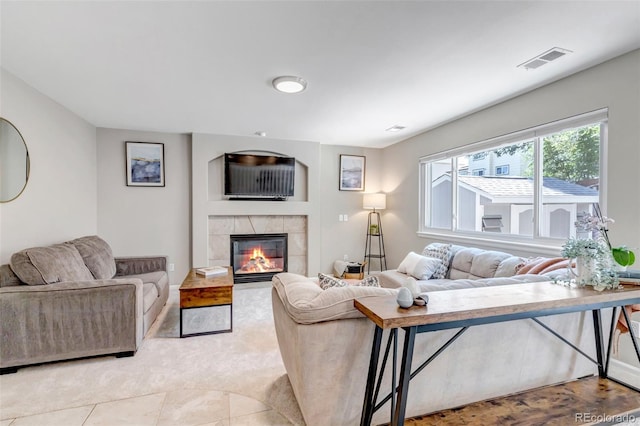2602 Cove Creek Ct, Highlands Ranch, CO 80129 - living room with a fireplace