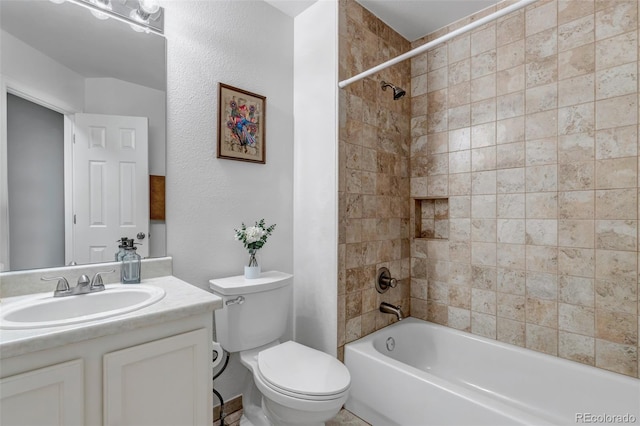 2602 Cove Creek Ct, Highlands Ranch, CO 80129 - bathroom featuring vanity and shower / tub combination